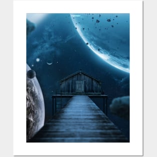 Space house Posters and Art